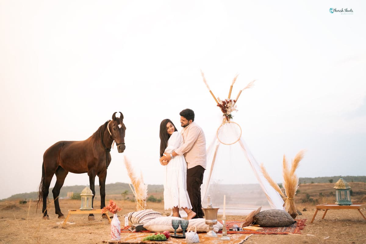 Pre-Wedding photography in Nizamabad, Telangana — frame 1 of 26 by Phorish Shoots